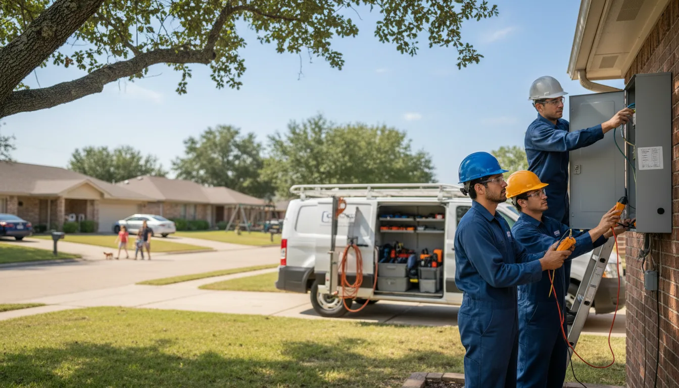 Certified electrician providing emergency electrical services in La Salle, CO